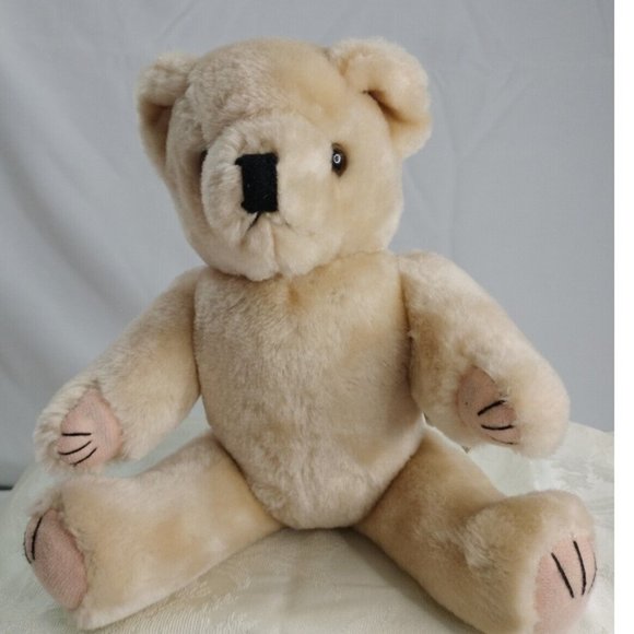 Teddy Bear Emporium Plush Tan Color Jointed And Moveble Legs And Arms - Picture 1 of 5